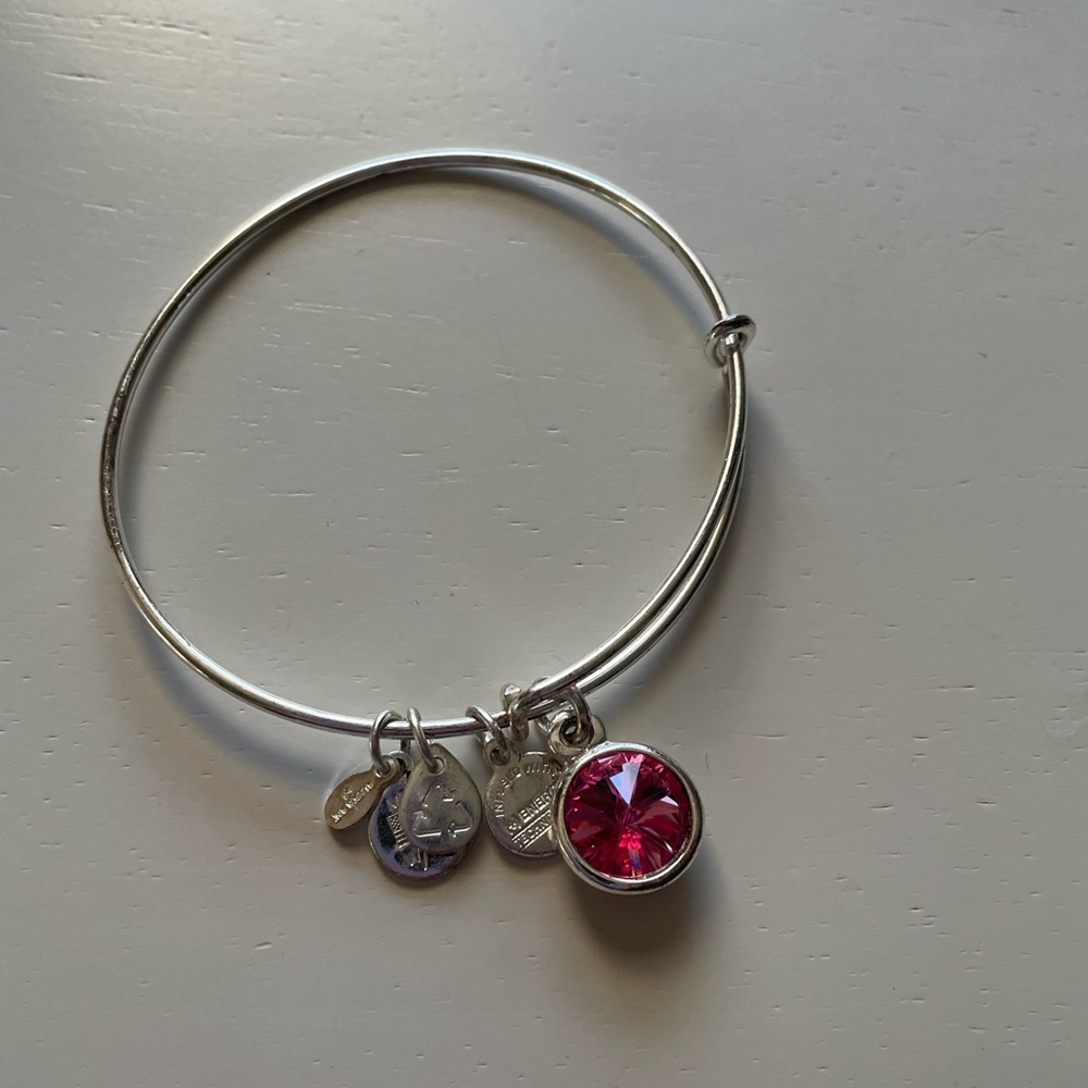 Alex and Ani pink bangle